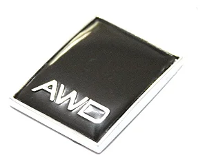 Emblema Awd Volvo Xc60 Xc40 C30 V40 Xc90 V90 S60 V60 Preto