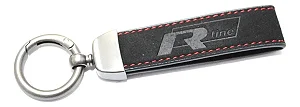 Chaveiro Camurça Volkswagen Rline Golf Jetta Passat Polo Nivus Preto