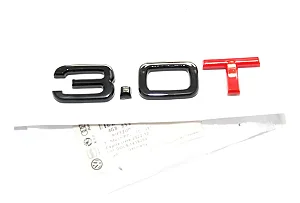 Emblema Audi 3.0t A6 A7 S7 S6 Tampa Traseira Original Preto