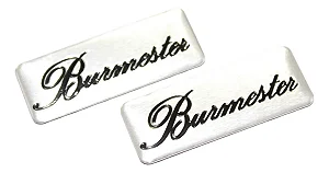 Emblema Som Burmester Mercedes-benz Bugatti Porsche Amg Prateado