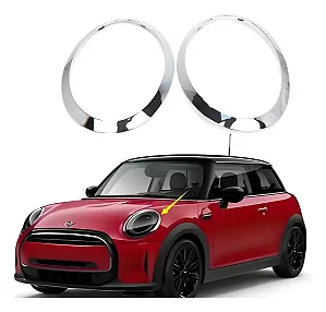 Par Aro Farol Capo Mini Cooper S Jcw 2014/2018 F55 F57 F56 Cromado