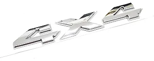 Emblema 4x4 Dodge Ram Jeep Cromado 13,5 X 2cm Original