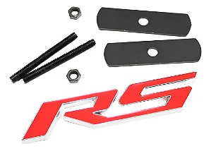 Emblema Grade Rs Gm Chevrolet Camaro Onix Cruze Equinox Vermelho