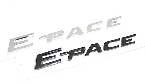 Emblema Jaguar E-pace S R Xf Xe Xkr Xfr Xj Preto Cromado