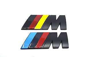 Emblema BMW M Metal Preto
