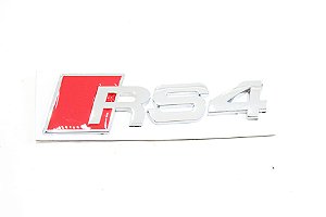Emblema Audi RS4 Original Tampa Traseira