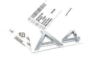 Emblema Audi A4 Traseiro Original 8H08537412ZZ