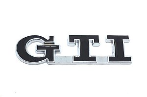 Emblema Volkswagen Gti Gol Golf Preto