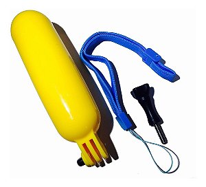 BASTÃO FLUTUANTE AMARELO PARA GOPRO - BOBBER FLOATY - LPGBF01