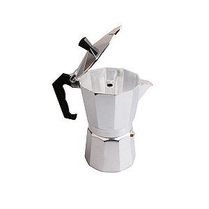 Cafeteira Italiana Inox Especial Expresso Faz 06 Xícaras