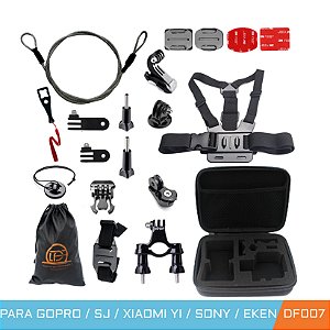 KIT BICICLETA PARA GOPRO XIAOMI YI SJCAM EKEN ACTION CAM DOMEFLOAT - DF007