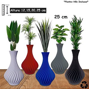 Vaso Viena Decoração Enfeite Vaso 3d 25cm Criativo Novo