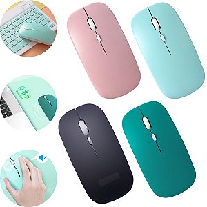 Mouse Bluetooth 5.0 Recarregável Sem Fio P/ Macbook Air/pro