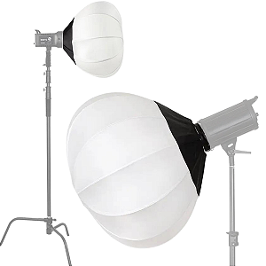 Softbox Lanterna Globo Chines Encaixe Bowens 100% Metal 65cm