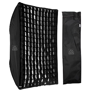 Softbox 50x70cm p Estúdio c/ Soquete E27 Luz Contínua c/ Suporte p/ Grid