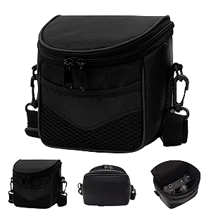 Bolsa Case Câmera Bag Fotografia Lentes Tiracolo Cinto Leve