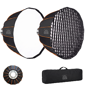 Softbox Octabox Bowens 70cm Grid Colmeia Montagem Rápida Met