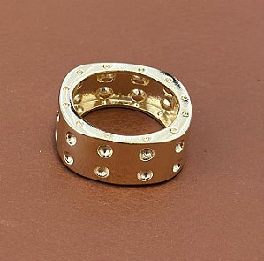 ANEL DADO QUADRADO LISO