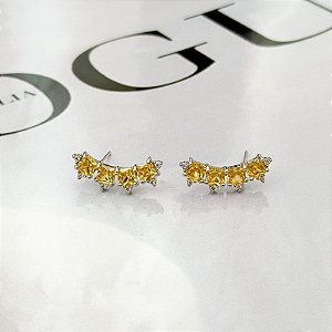 BRINCO EAR CUFF CITRINO ELISA