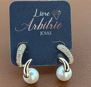 BRINCO ESPIRAL PÉROLA LUMINA