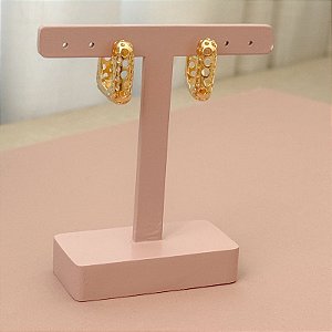 BRINCO ARGOLA QUADRADO VAZADO - G (2X1,7CM)