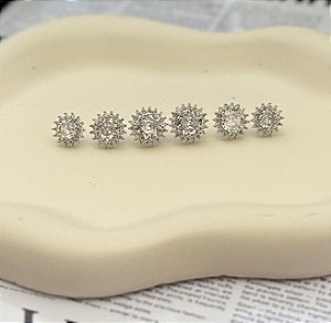 TRIO DE BRINCOS PONTO DE LUZ