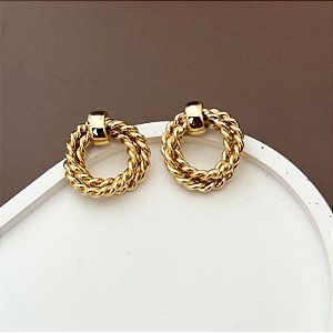 BRINCO CORRENTE NÓ DOURADO