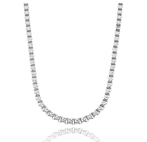 CORRENTE RIVIERA SEM PEDRAS 3MM 40CM LAT GLOSS