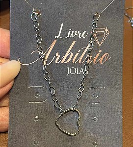 COLAR LONGUETE 50CM CORAÇÕES