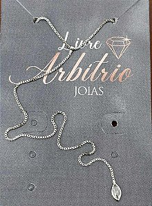 COLAR GRAVATA COM GOTA NA PONTA