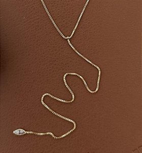 COLAR GRAVATA COM GOTA NA PONTA