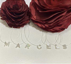 CHOKER NYLON LETRAS A