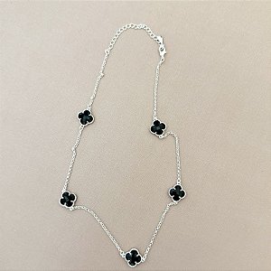 CHOKER TREVO DIAMOND BLACK VIRGINIA P