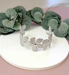 BRACELETE GARDENIA DIAMOND RÍGIDO - AÇO 316L