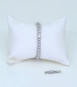 PULSEIRA RIVIERA DIAMOND CRISTAL COM EXTENSOR