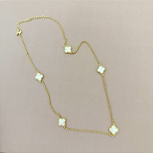 CHOKER TREVO GOLD VIRGINIA MADREPÉROLA - P