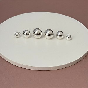 TRIO DE BRINCOS MEIA BOLA DIAMOND