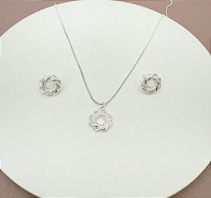 CONJUNTO TORCIDO REDONDO FOSCO DIAMOND