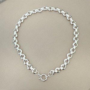 CORRENTE ELOS REDONDOS DIAMOND 40CM