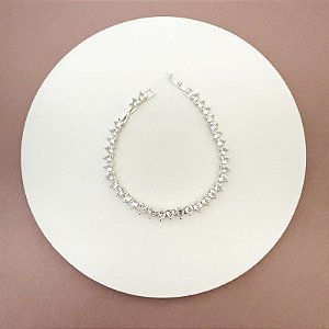 PULSEIRA RIVIERA CORAÇÃO CRISTAL C EXTENSOR