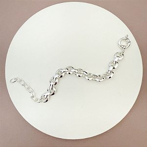 PULSEIRA ELOS REDONDOS DIAMOND FECHO BÓIA G