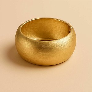 BRACELETE GOLD ACETINADO BIJUTERIA FINA