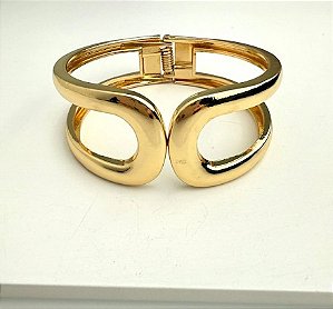 BRACELETE ORGÂNICO VAZADO GOLD