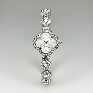 RELÓGIO BRACELETE TREVO PRATA SILVER