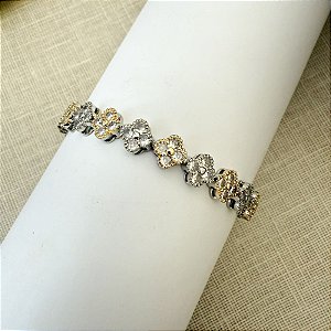 PULSEIRA FLOR BANHO DUO