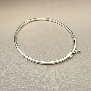 BRACELETE ARO QUADRADO PRATA