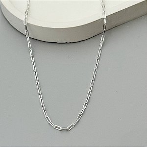 CORRENTE MASCULINA CARTI PRATA 60CM