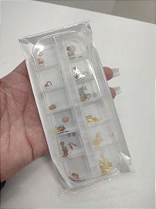 BOX ENGRENAGEM METAL FAN NAILS
