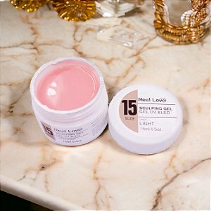 GEL LIGHT 15 NUDE 30ML REAL LOVE