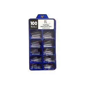 TIPS BAILARINA SORRISO TRANSPARENTE 100UND FAN NAILS